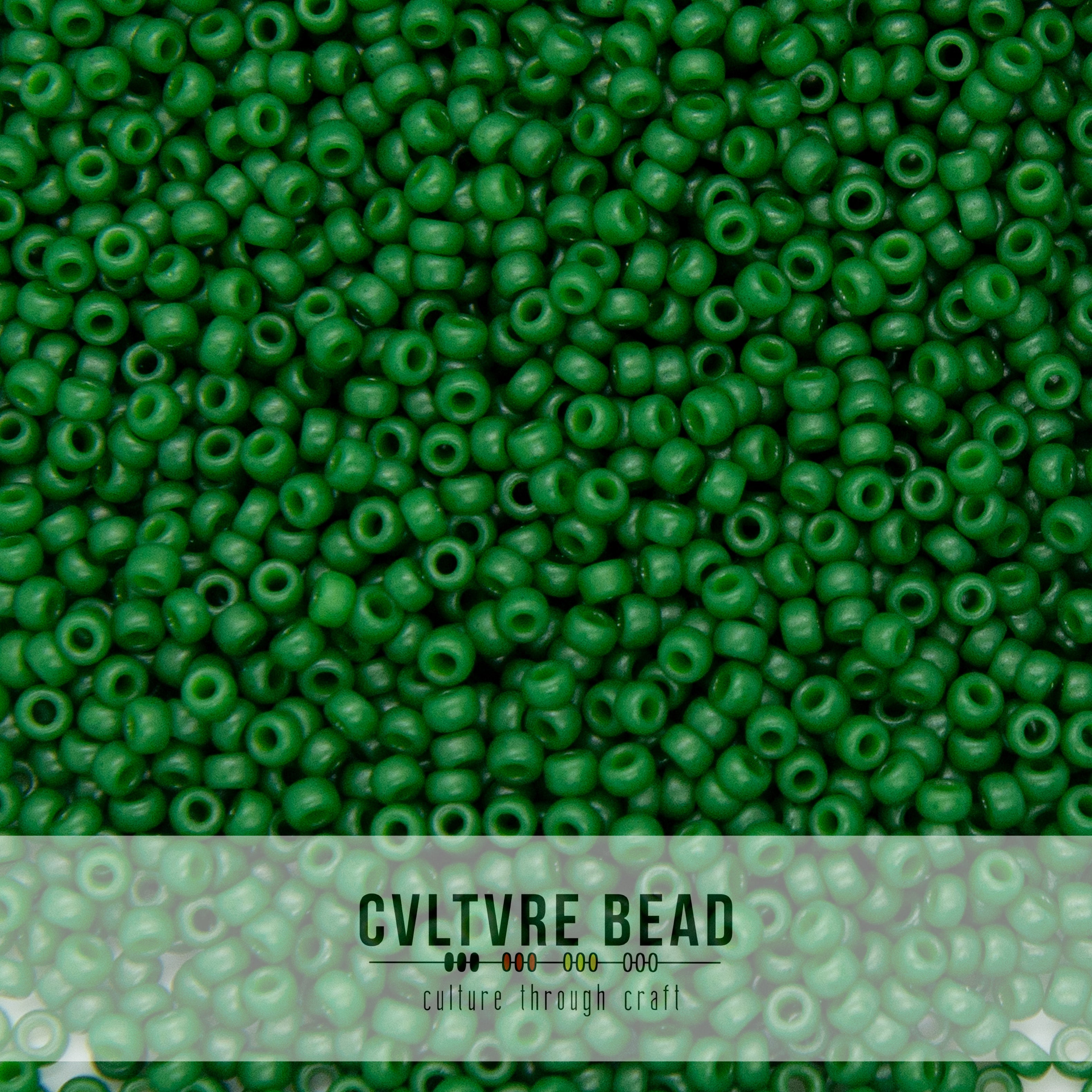 11/0 Special Dyed Hunter Green - 23g - Miyuki Seed Bead